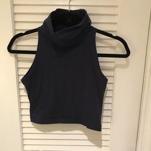 Mock neck crop top